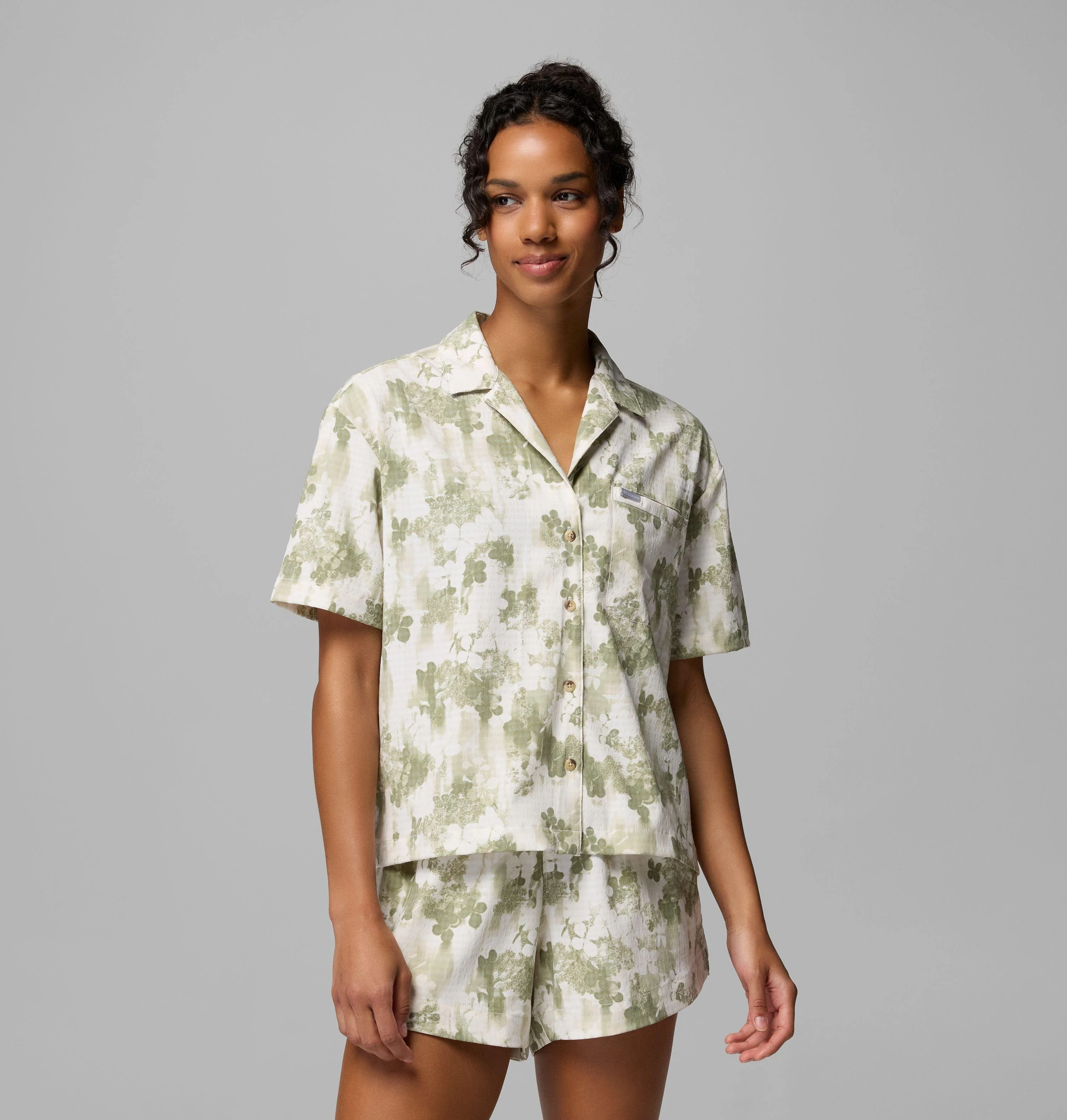 Women's Sucker for Summer Print Short Sleeve Shirt - 1