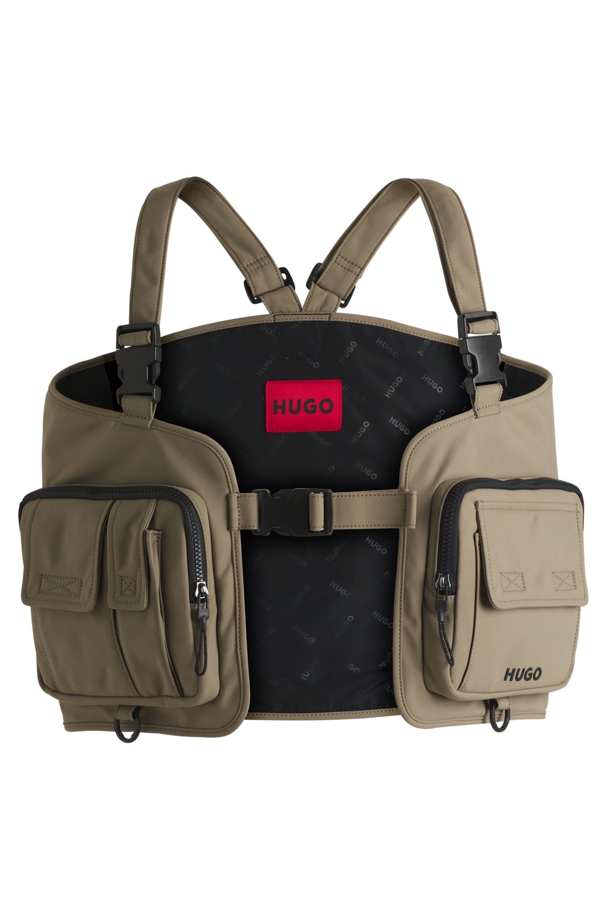 VEST-STYLE BACKPACK WITH MULTIPLE POCKETS - 2