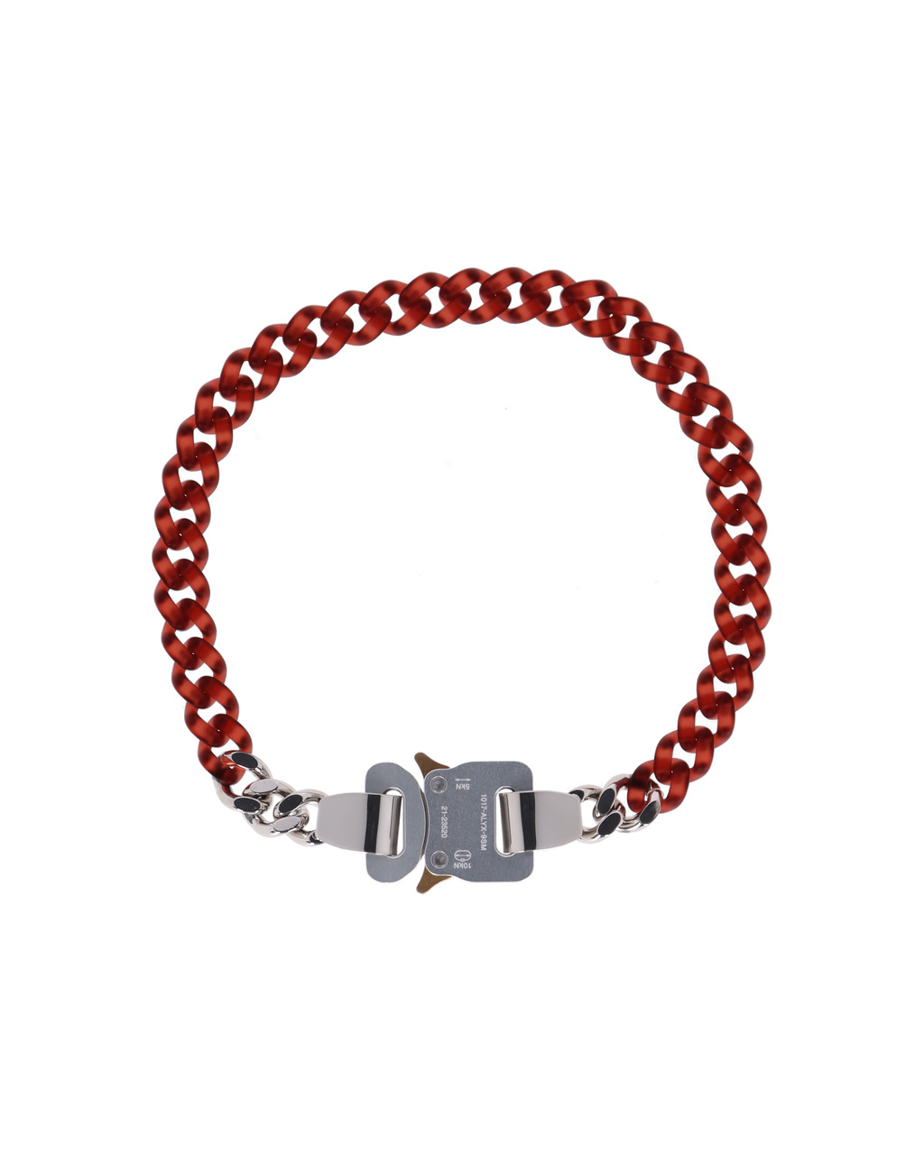 NYLON AND METAL CHAIN NECKLACE - 1