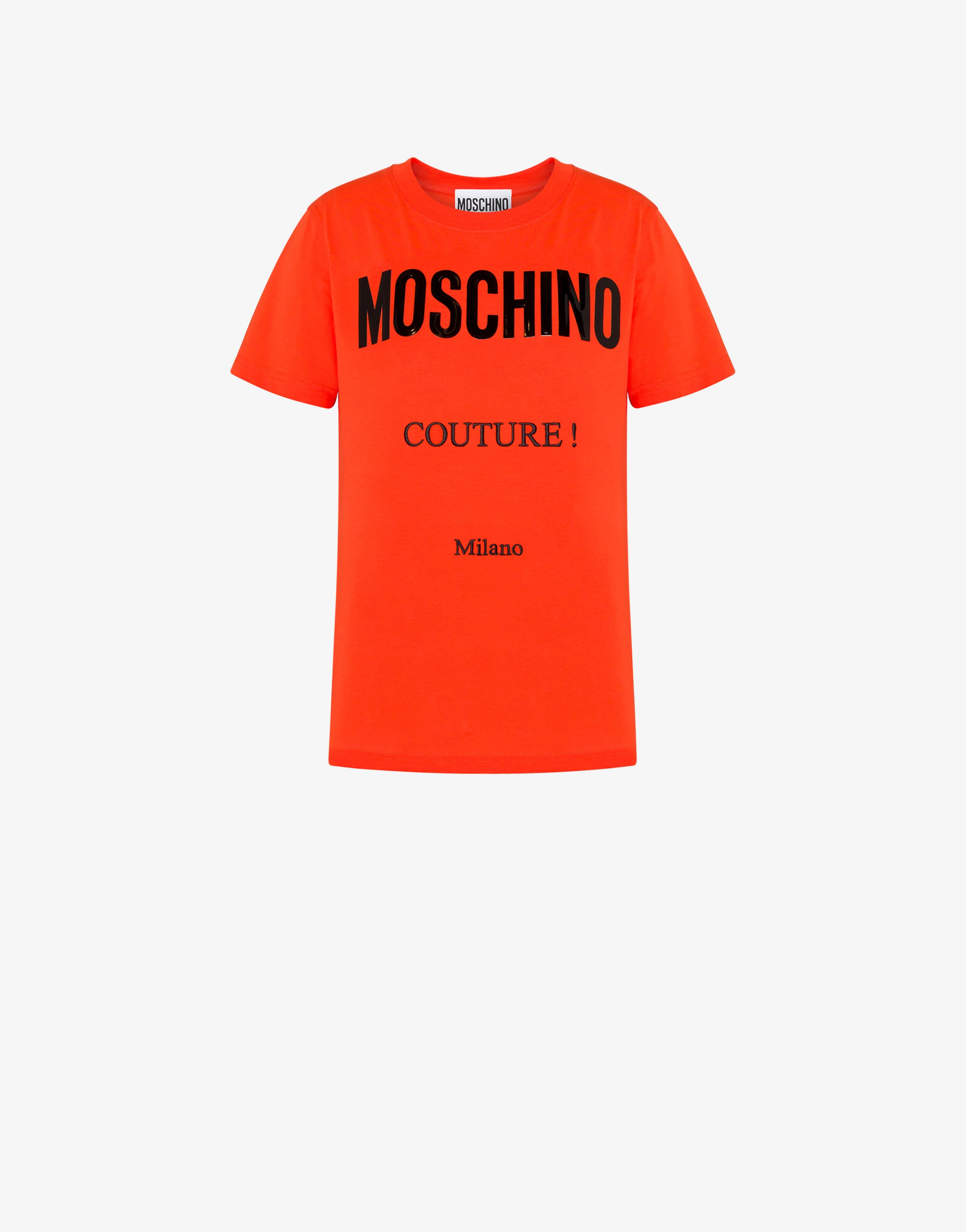 MOSCHINO COUTURE ORGANIC JERSEY T-SHIRT - 1