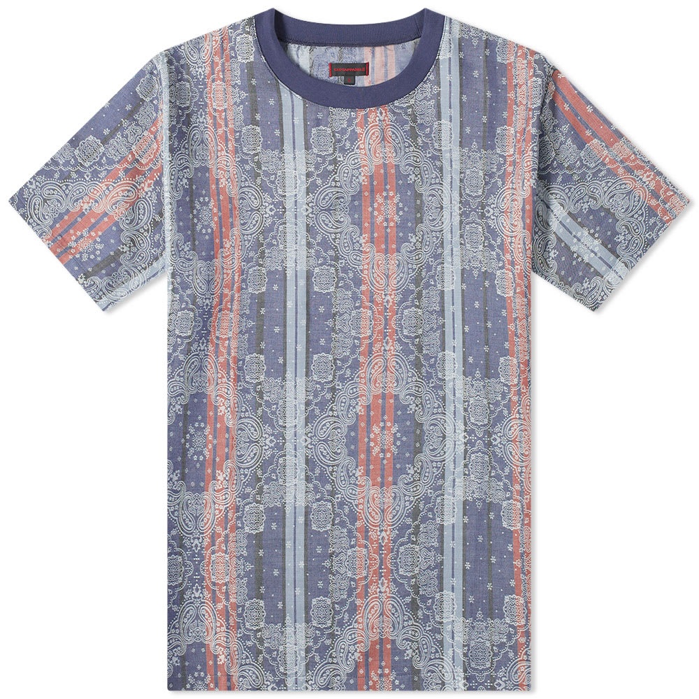 CLOT Stripes And Paisley T Shirt - 1