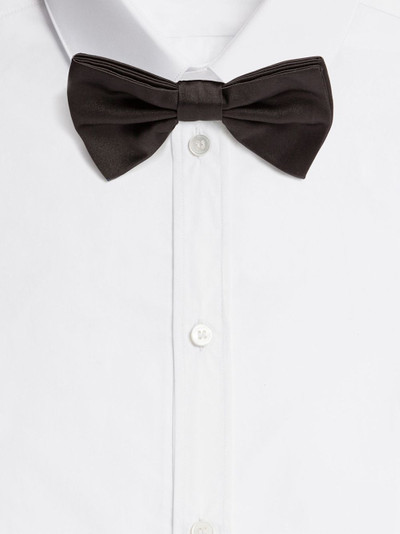 Dolce & Gabbana silk-satin bow tie outlook