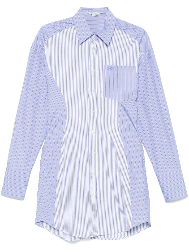 striped shirt mini dress 1