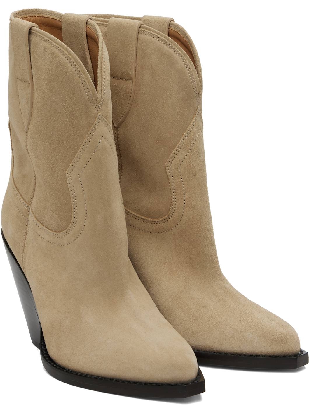 Beige Leyane Boots - 4