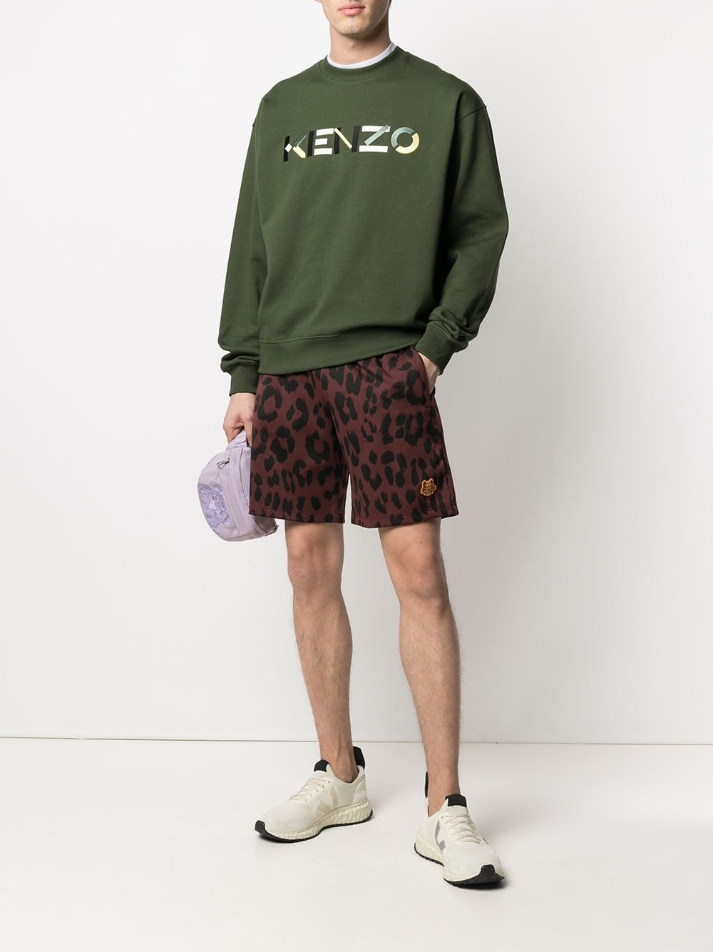 embroidered logo sweatshirt - 2