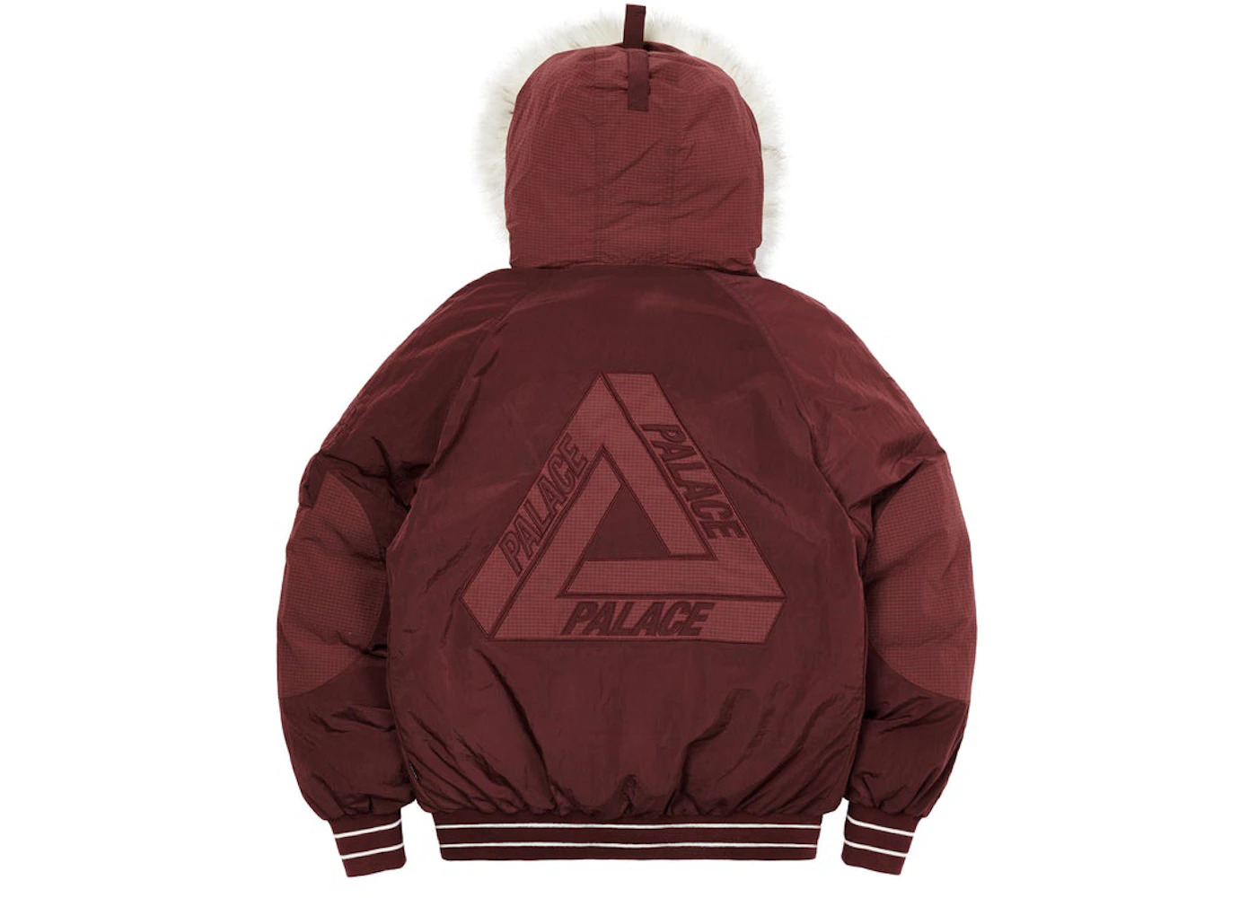 Palace P-2B Short Parka (FW21) Burgundy - 3