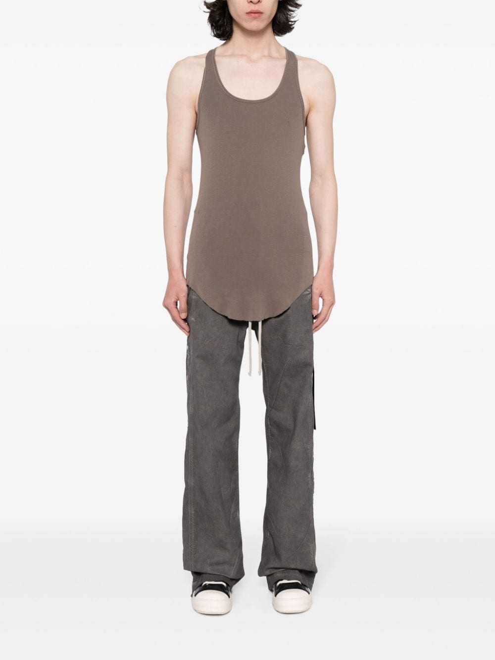 longline cotton tank top - 2
