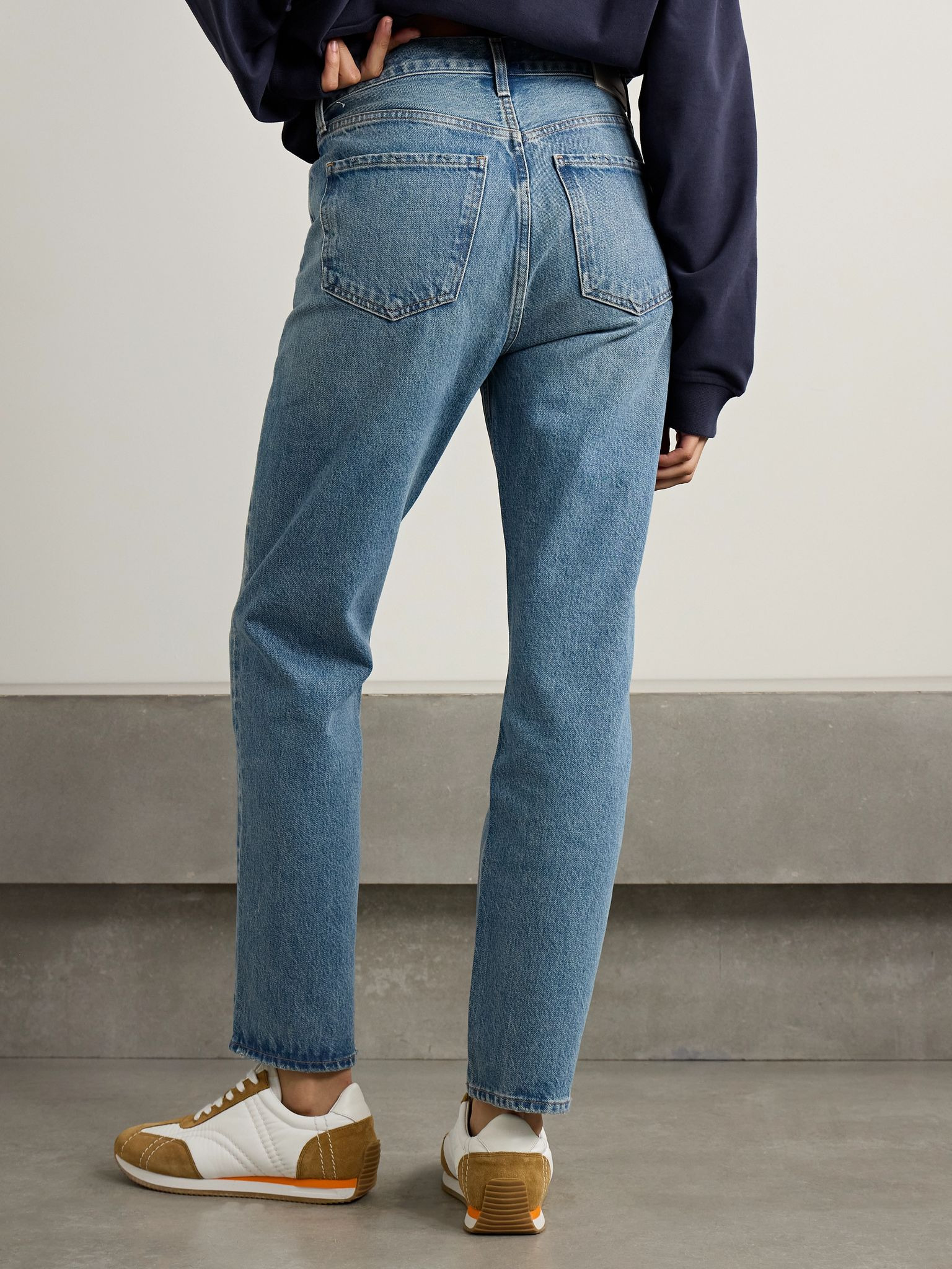 Blaine high-rise straight-leg jeans Light denim - 4