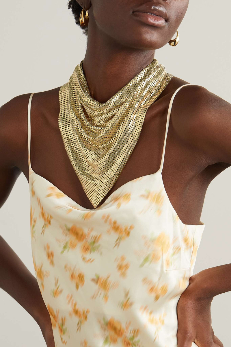 rabanne Pixel chainmail scarf outlook