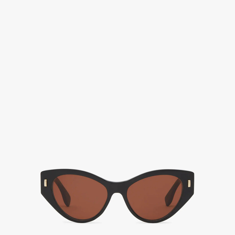 Black acetate sunglasses - 1