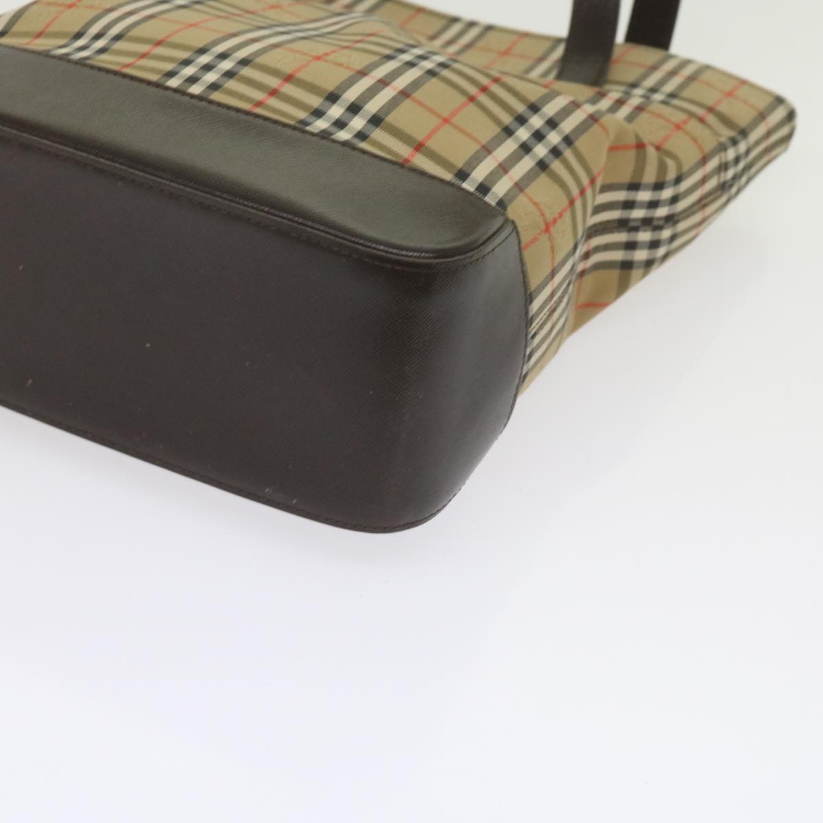 Burberry Nova Check Shoulder Bag Canvas Beige - 16