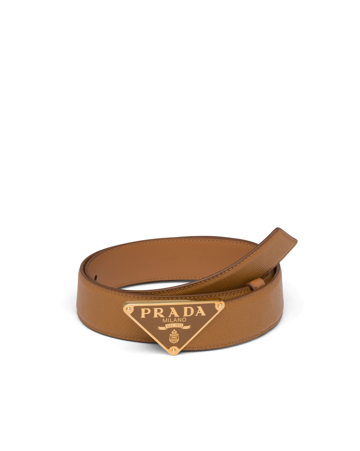 Saffiano leather belt - 1