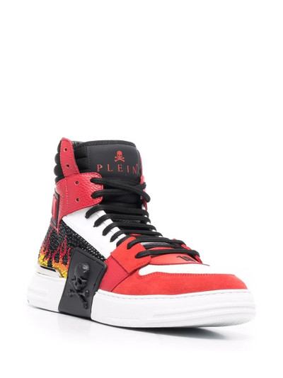 PHILIPP PLEIN Phantom Kick$ high-top sneakers outlook