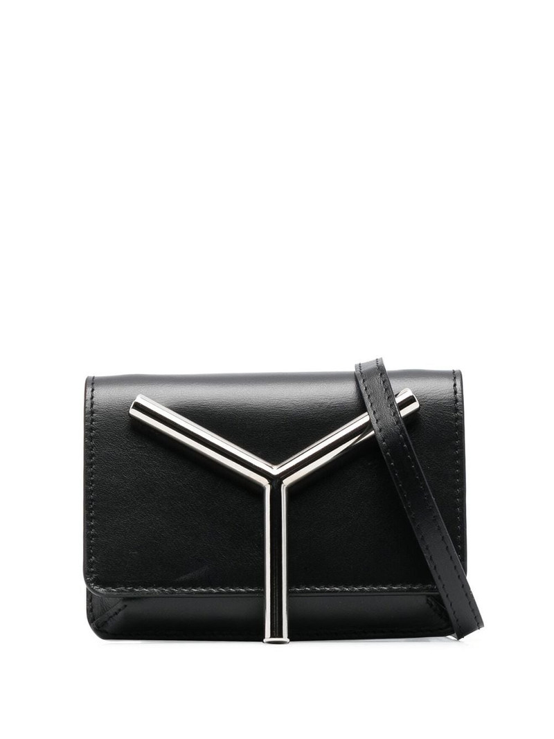 logo-plaque crossbody bag 1