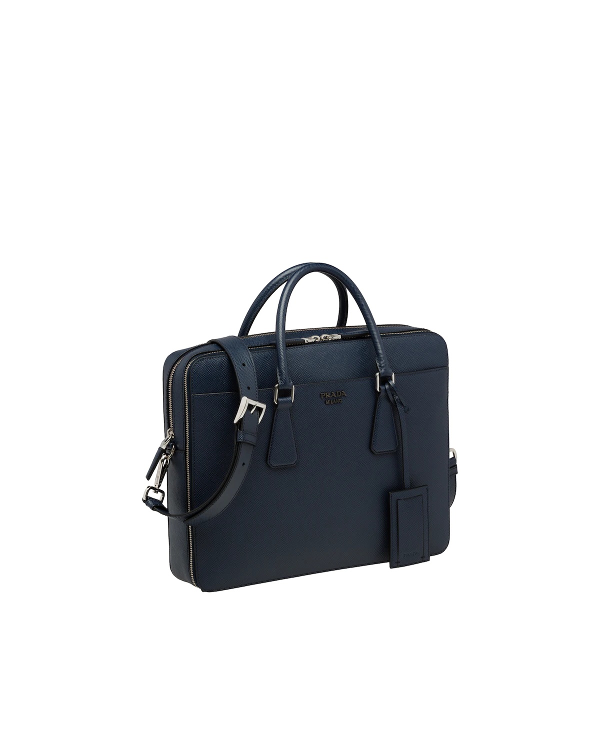 Saffiano Leather Briefcase - 3