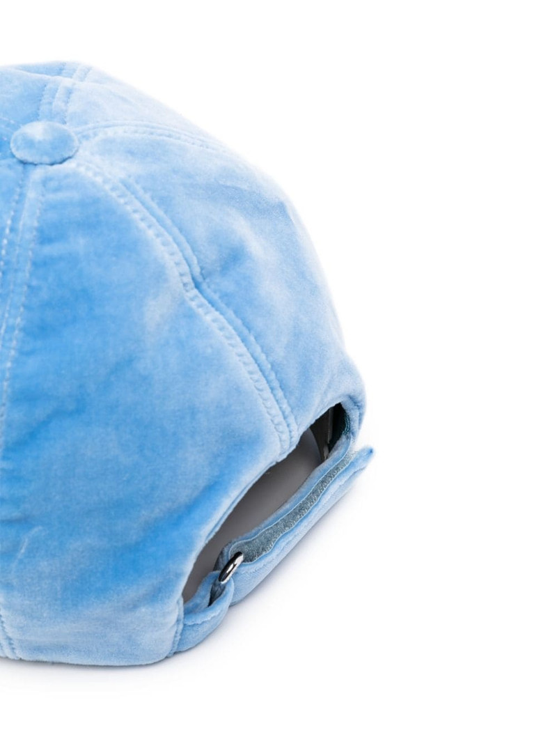 Moncler logo-appliqué cotton baseball cap outlook