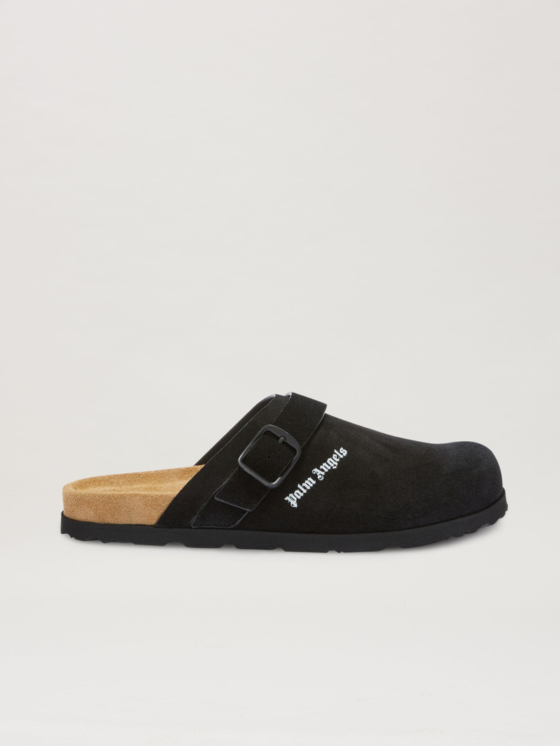 Logo Calf Leather Mules 1
