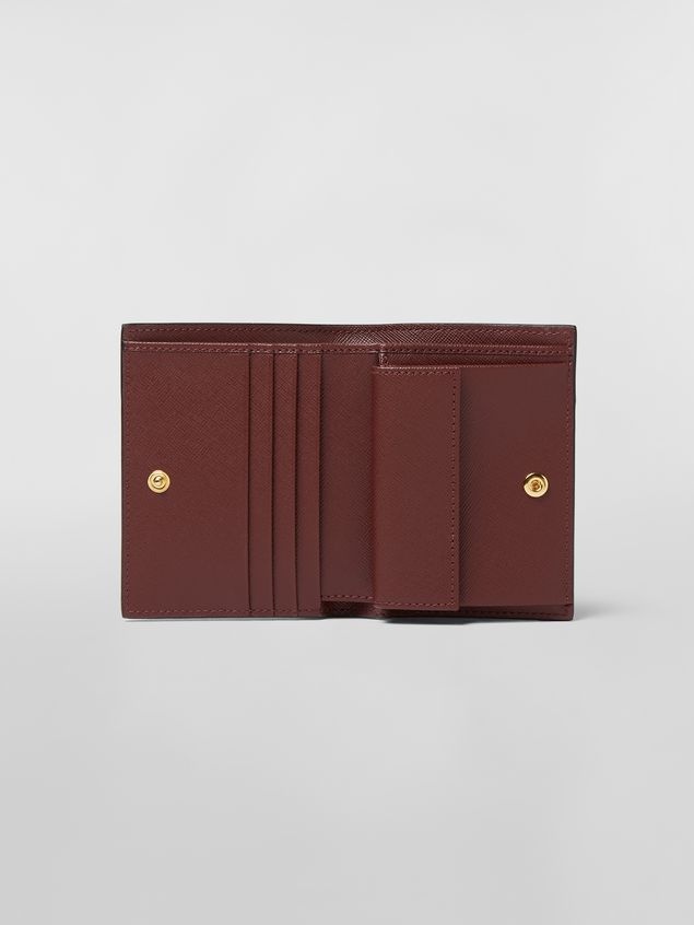 SAFFIANO LEATHER BI-FOLD MONO-COLOURED WALLET - 2