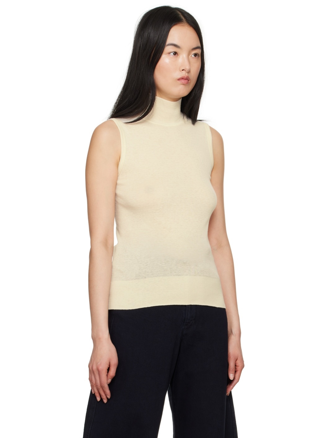 Off-White Seamless Tank Top - 4