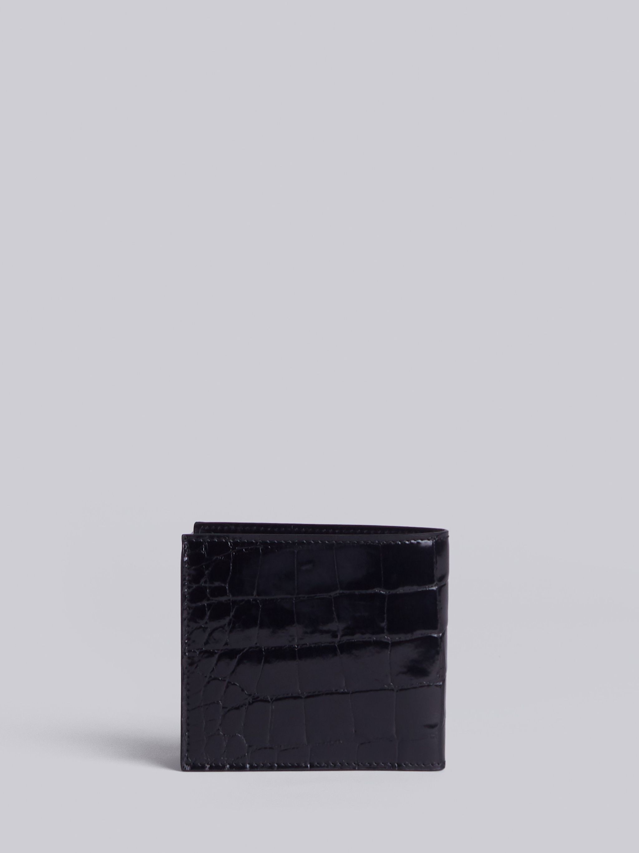 Billfold Wallet In Black Alligator - 3