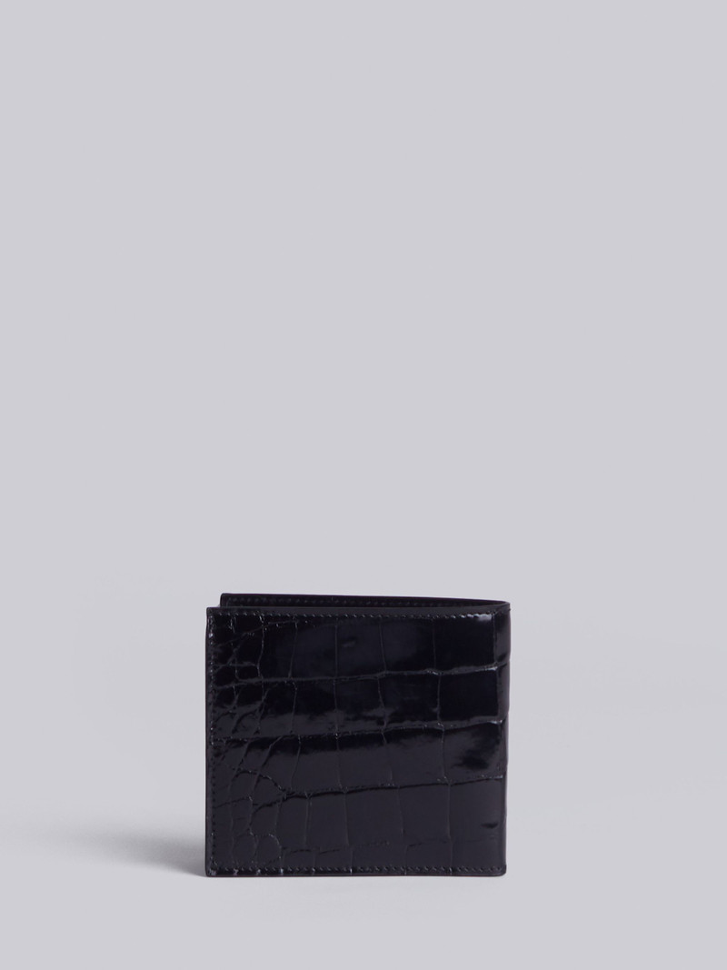 Billfold Wallet In Black Alligator 3