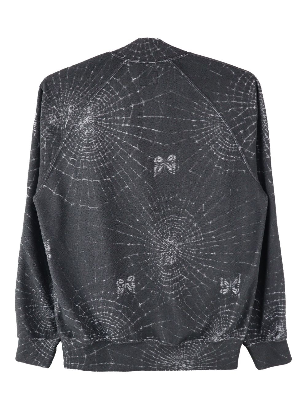 spiderweb-print jacket - 2