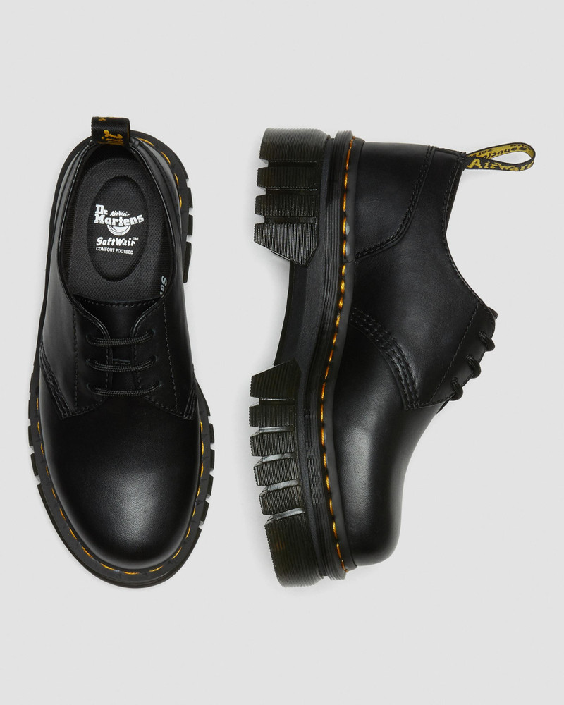 Dr. Martens Audrick Nappa Leather Platform Shoes outlook