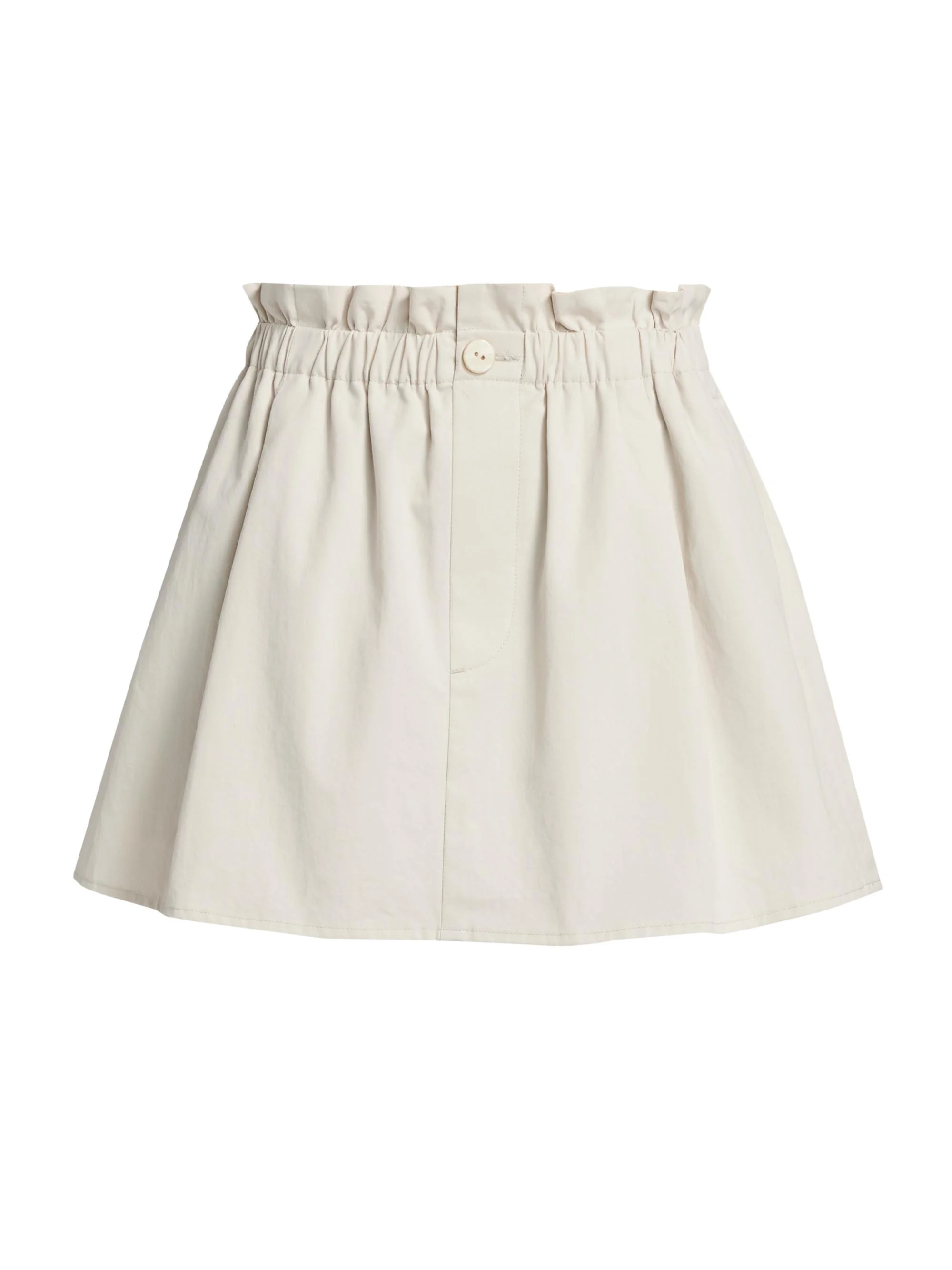 Women's Cotton Pull-On Skirt - Oyster - 1