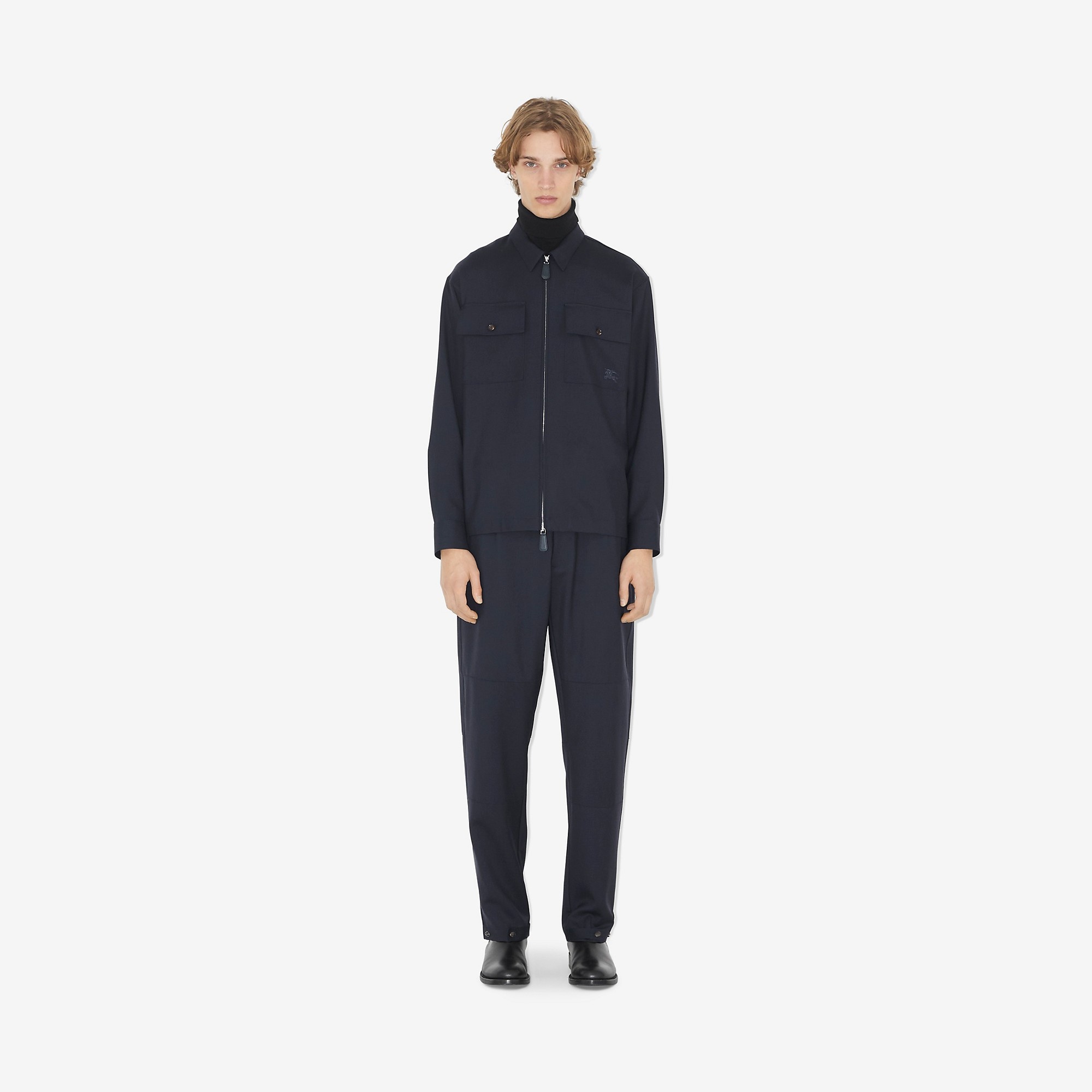 EKD Wool Zip-front Shirt - 2