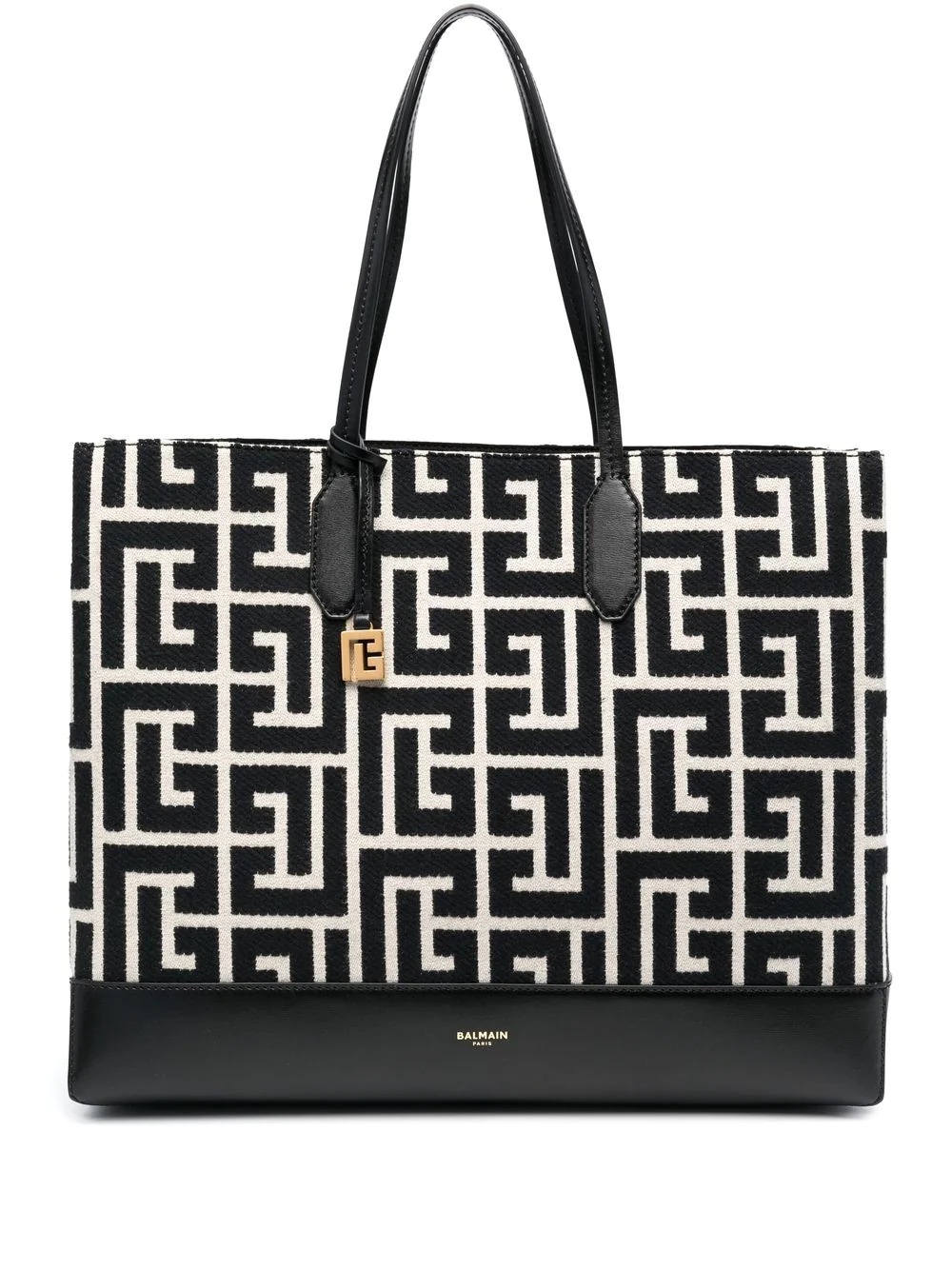 monogram-pattern tote bag - 1