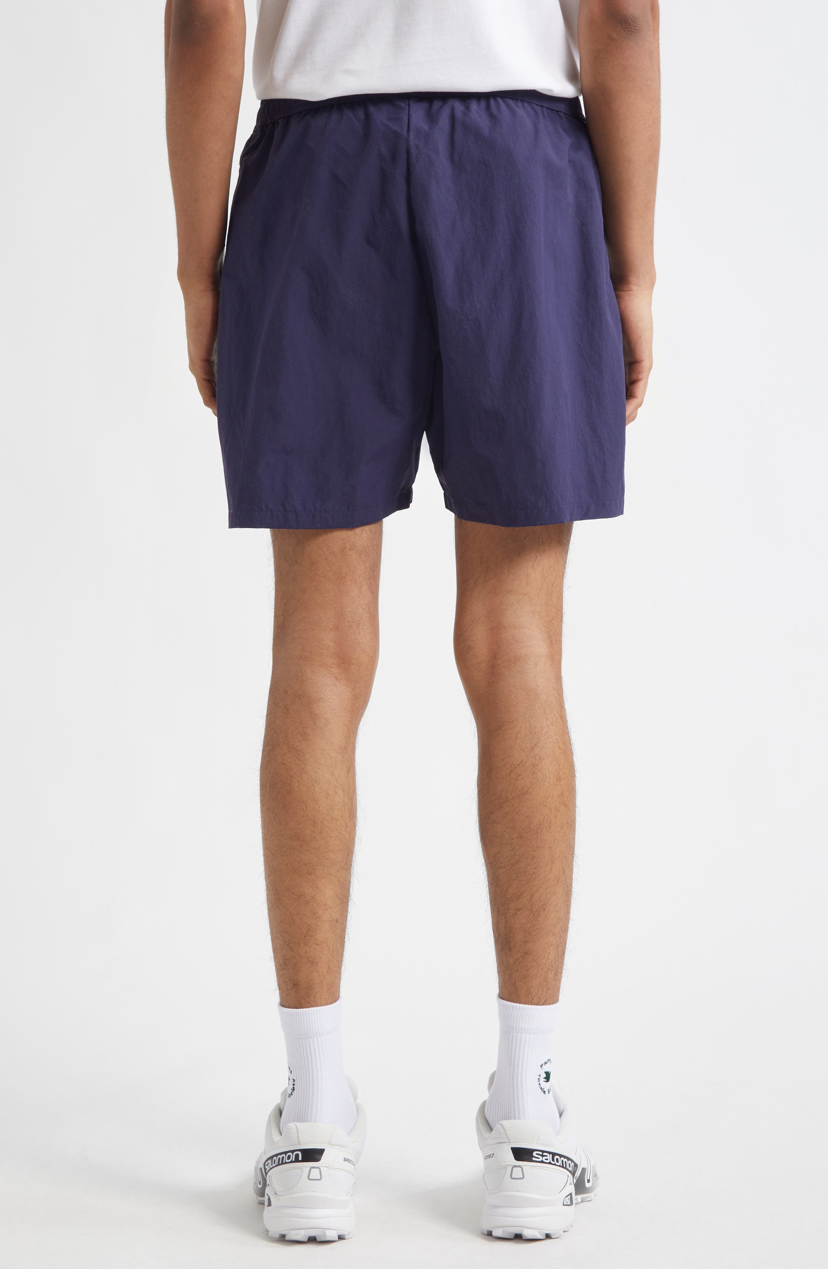 PALMES Global Tennis Shorts in Dark Blue at Nordstrom - 3