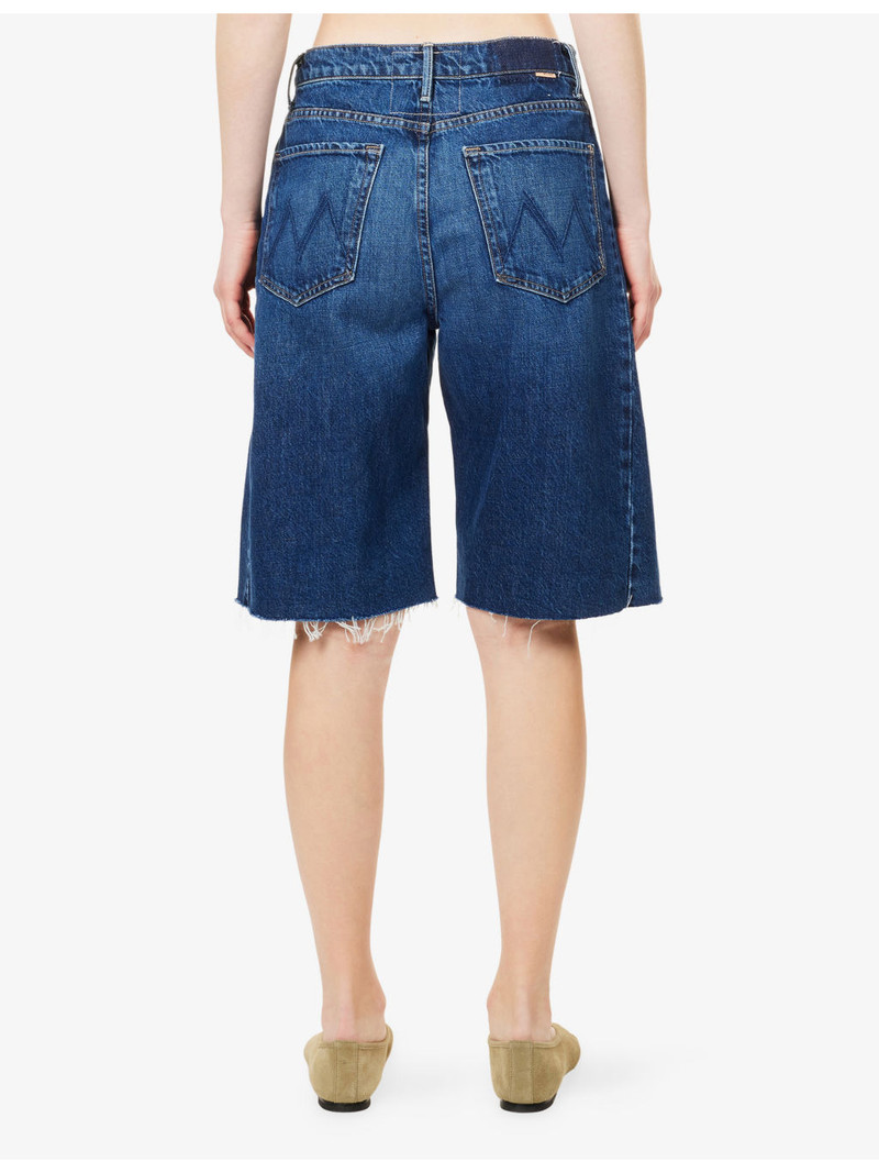 The Halfpipe Wide-Leg Denim Bermuda Shorts 4