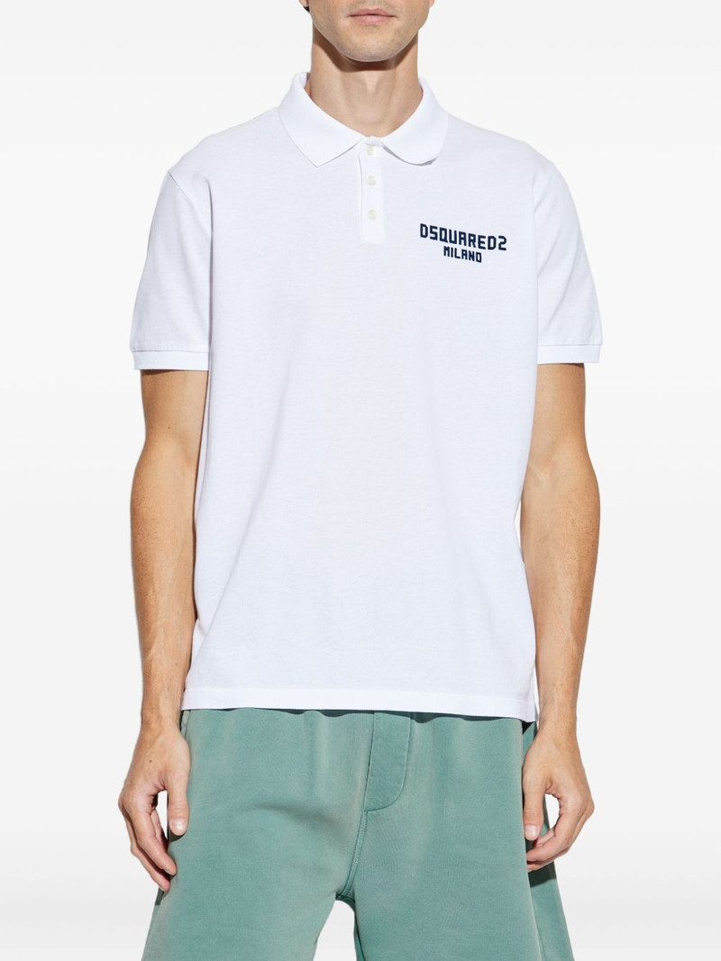 logo-print polo shirt 3