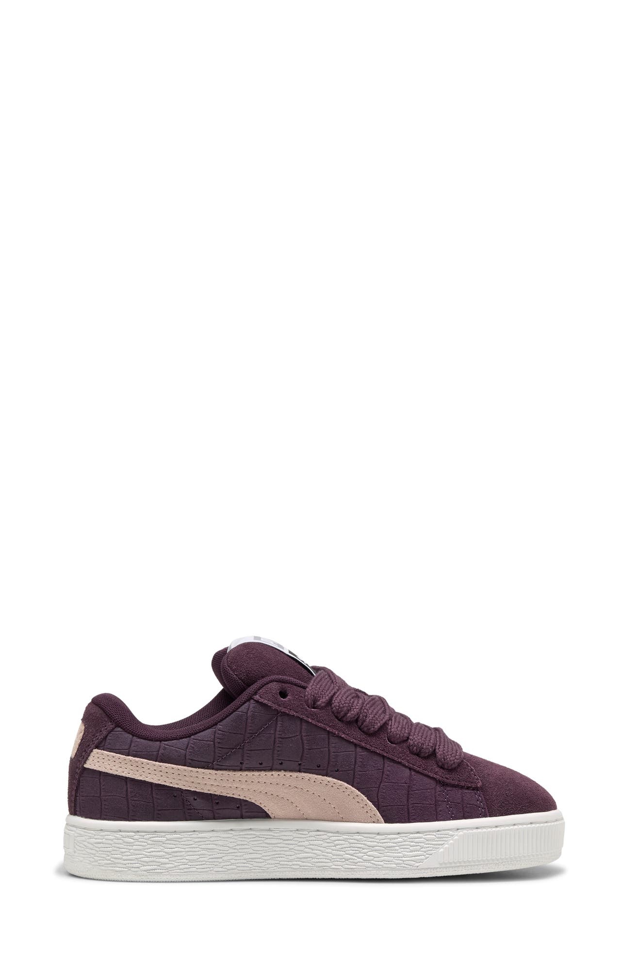 PUMA Suede XL Elevated Sneaker in Midnight Plum-Puma White at Nordstrom - 1