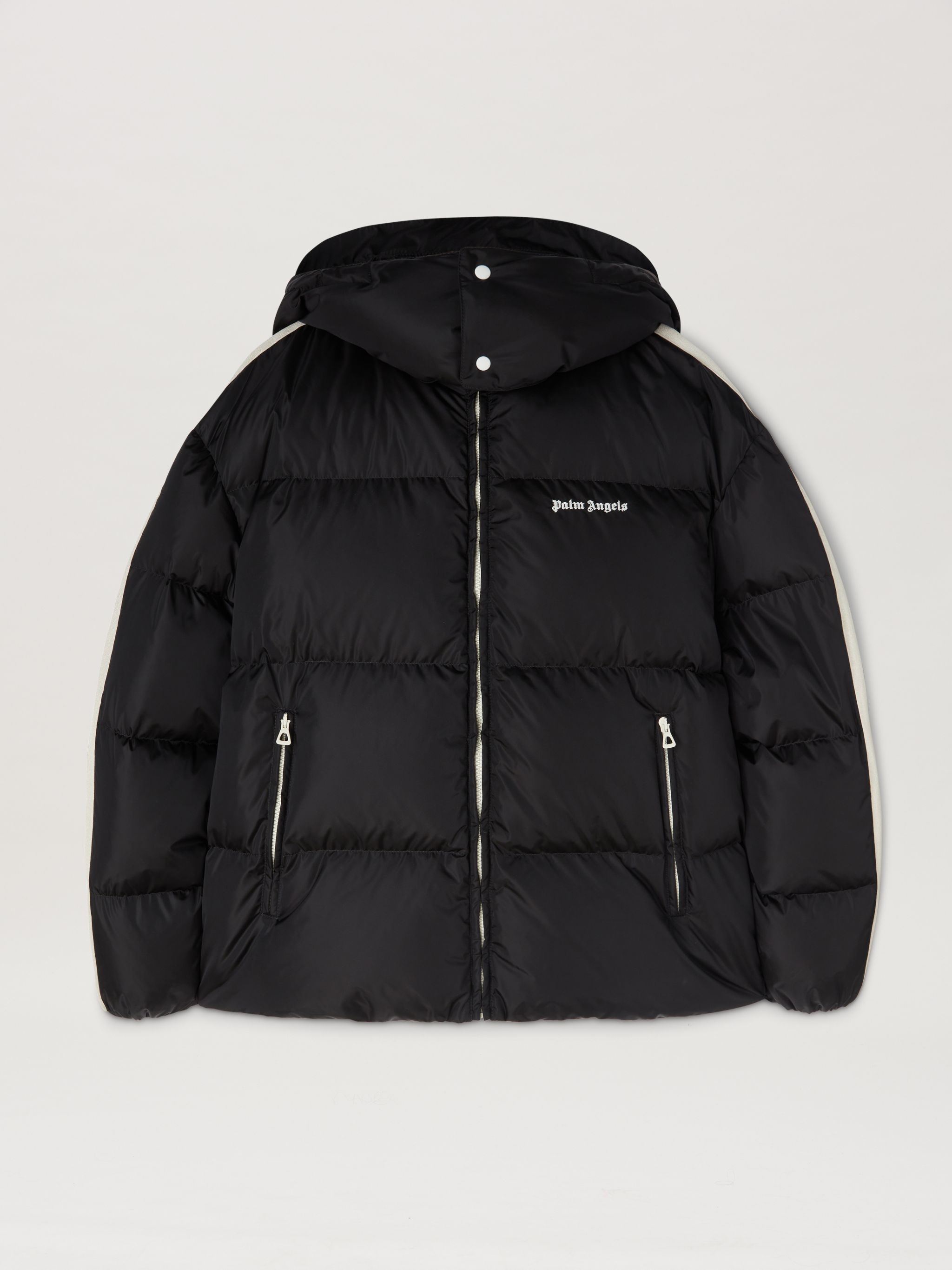 Track hooded puffer jacket - 1