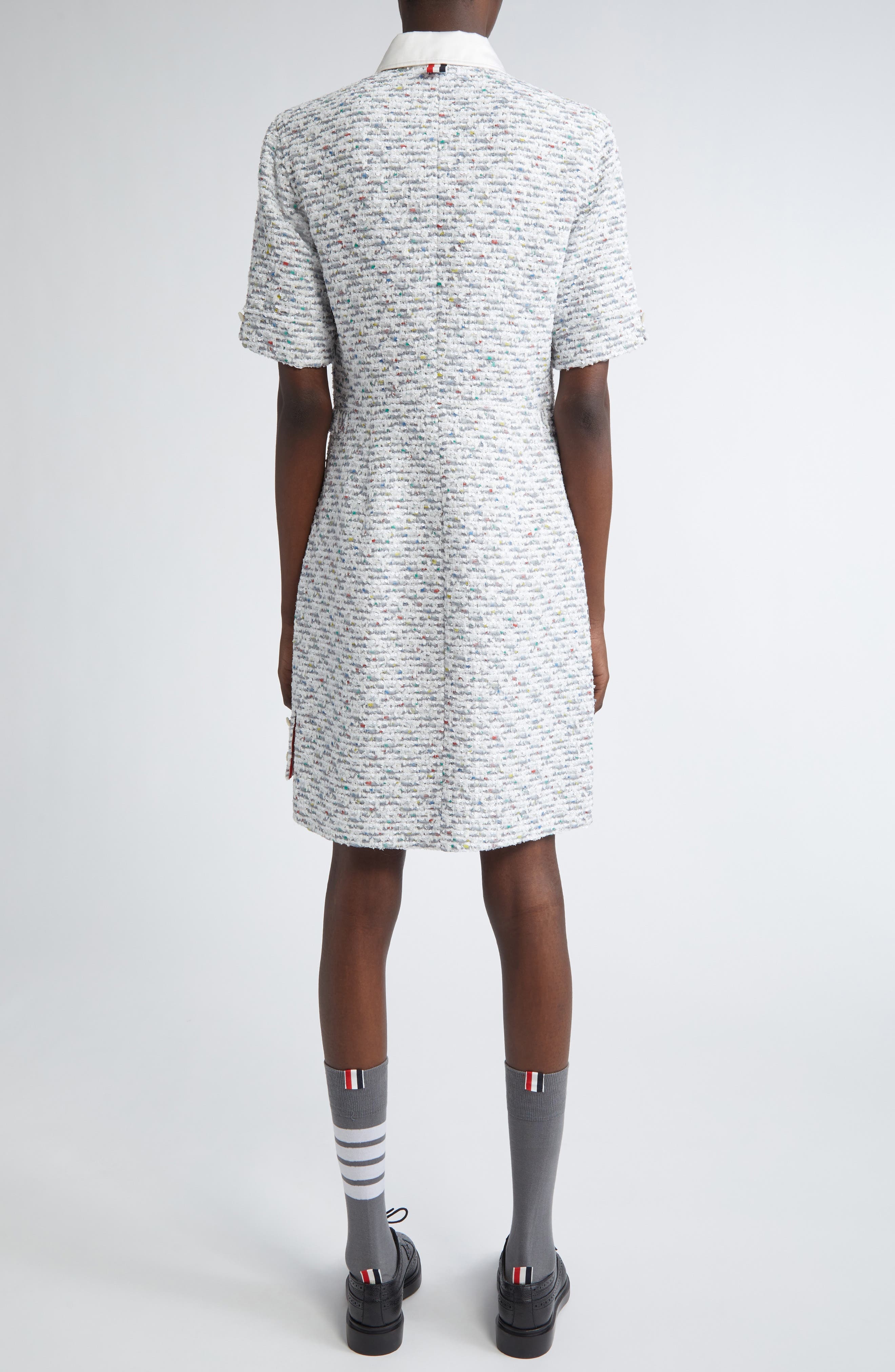 Thom Browne Tweed Sheath Dress in Medium Grey at Nordstrom - 2