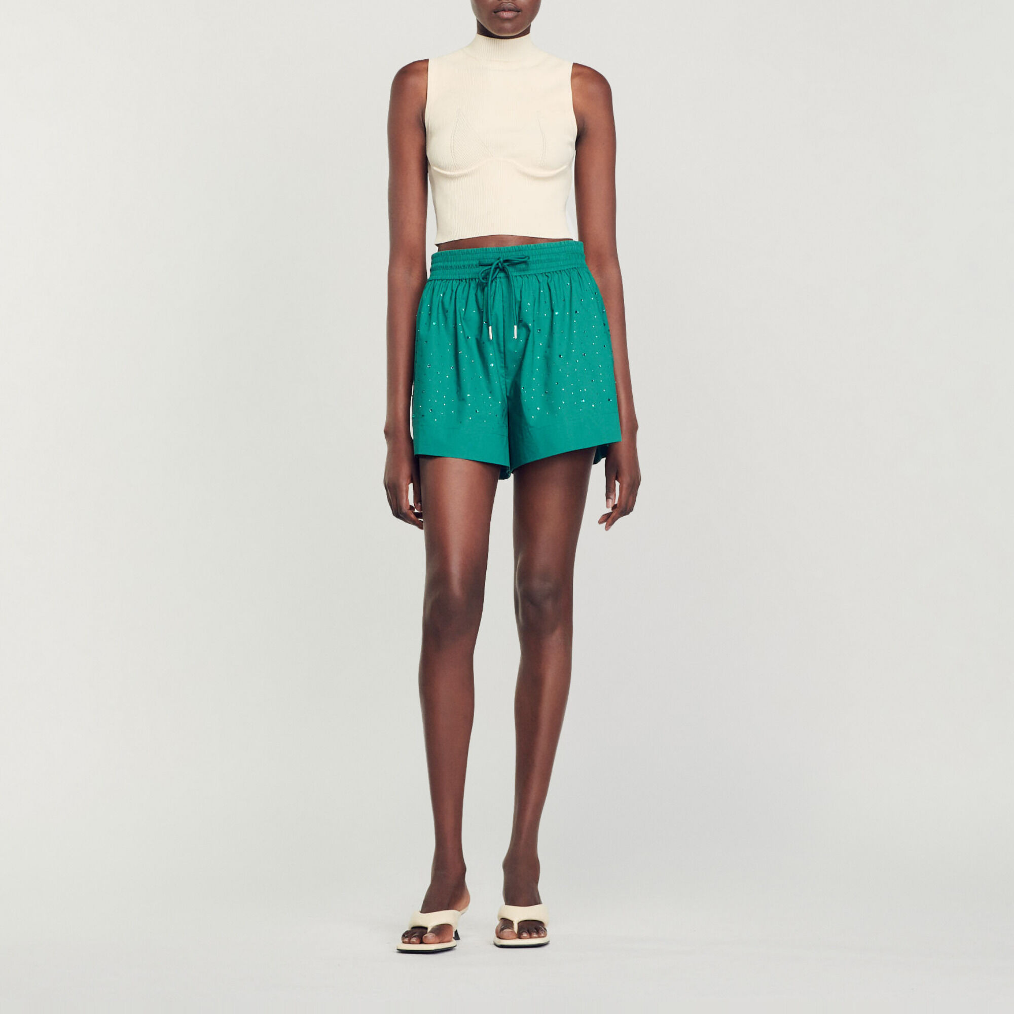 RHINESTONE SHORTS - 2