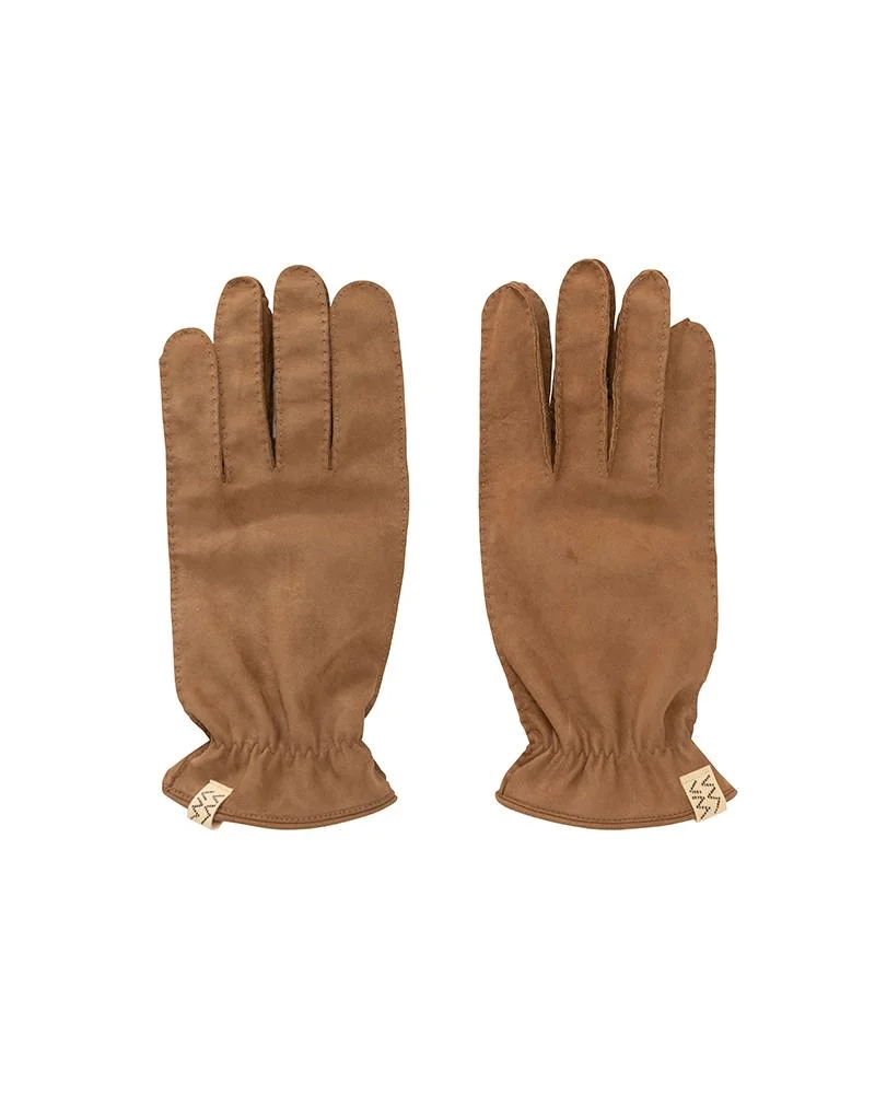 LEATHER GLOVES LT.BROWN - 1