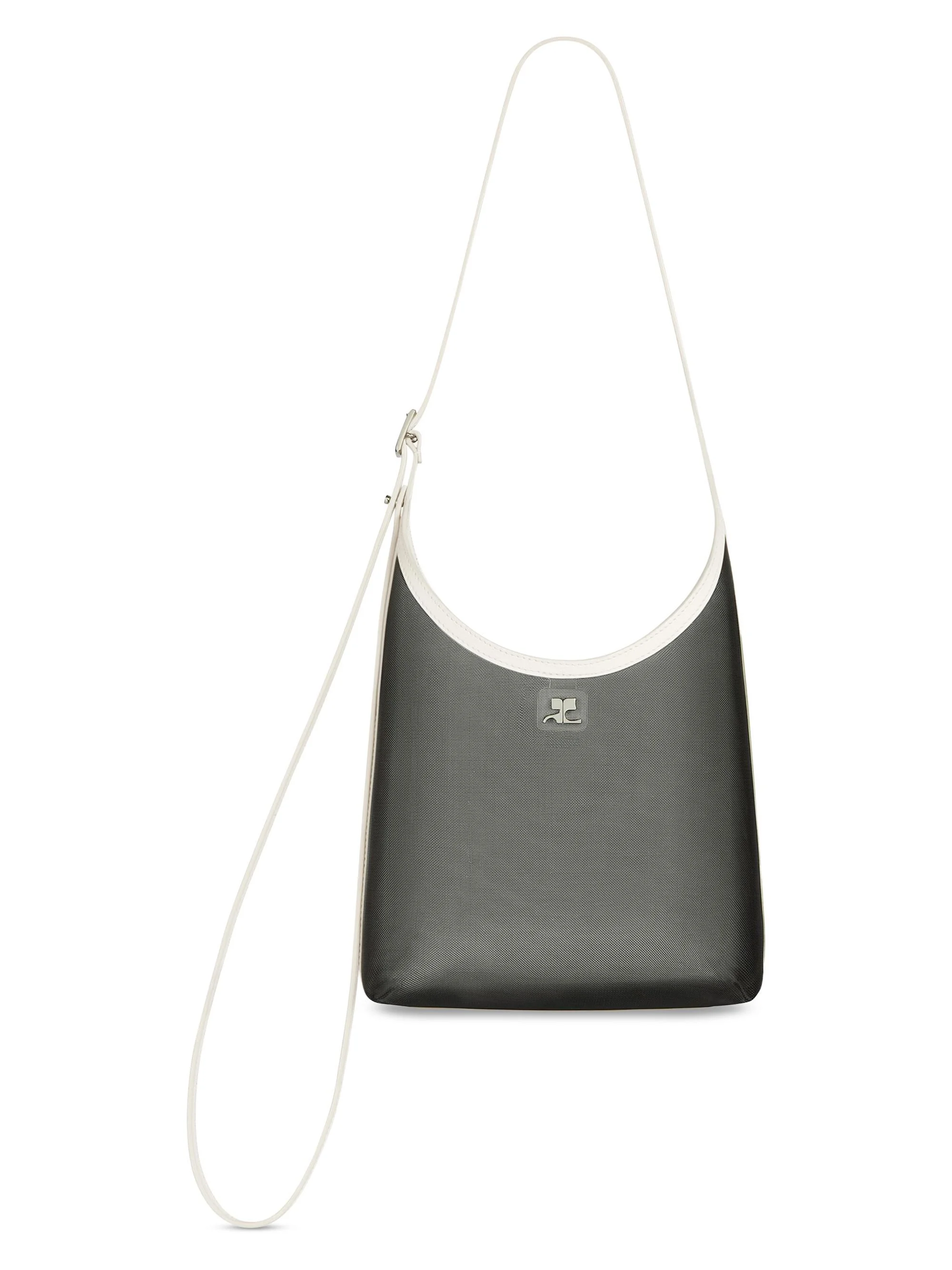 Women's Melt Small Mesh Tote Bag - Black Heritage White - 1