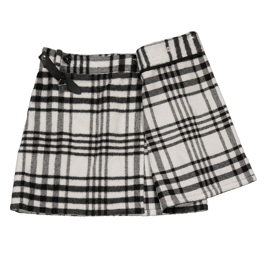 JW Anderson Padlock Detailed Checked Mini Skirt - 2