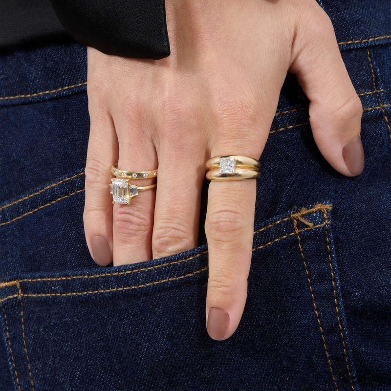 Full Volume LAB-Created Diamond Ring 5