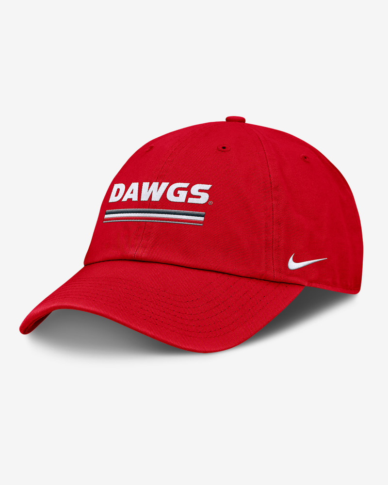 Georgia Primetime Campus Club Men's Nike College Adjustable Hat 1