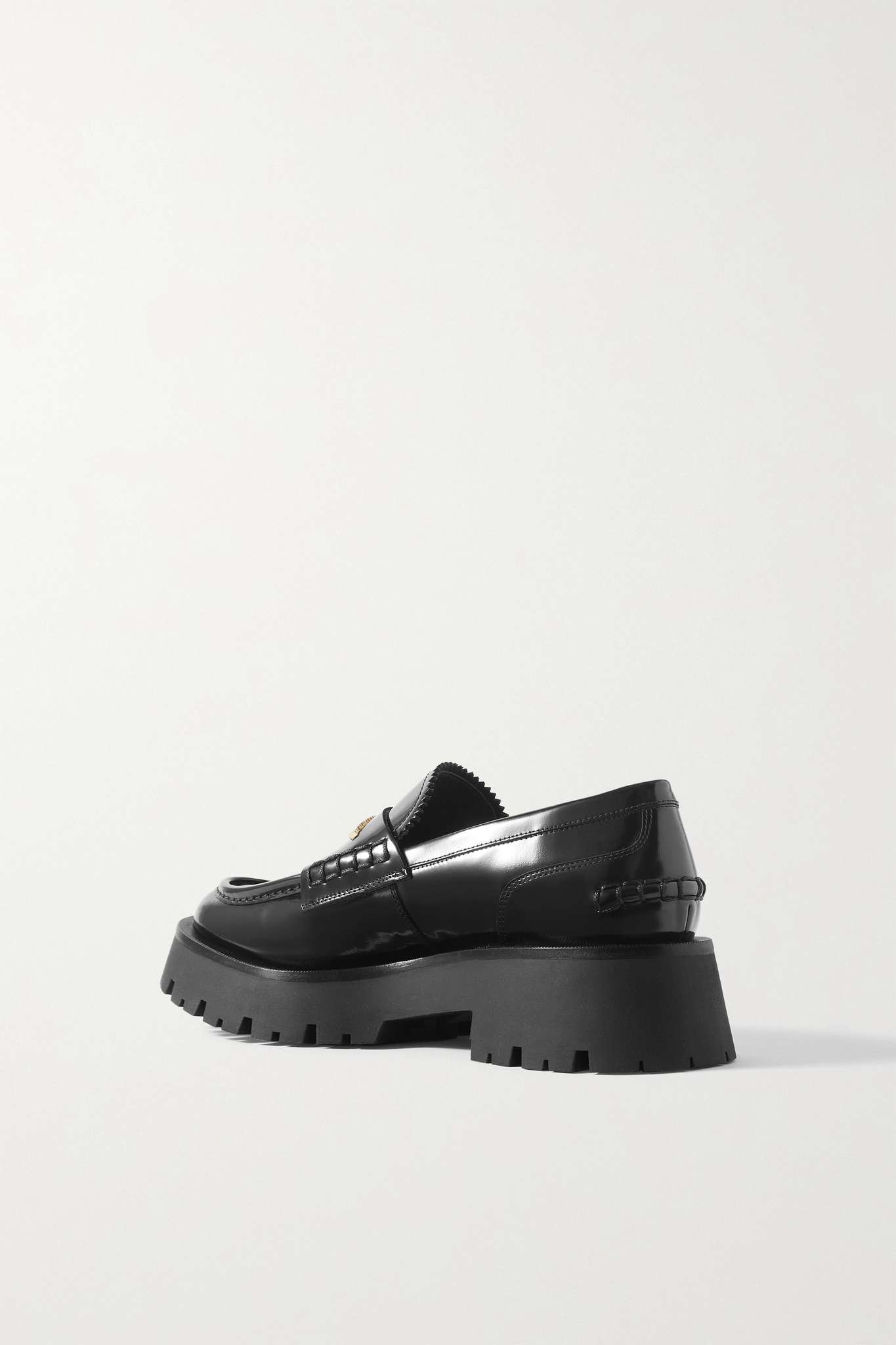 Carter patent-leather loafers - 3