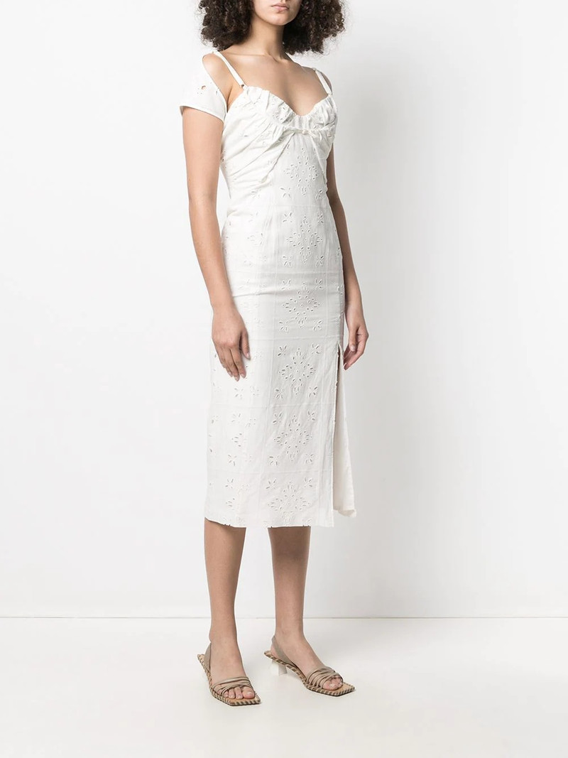 broderie anglaise midi sundress 3