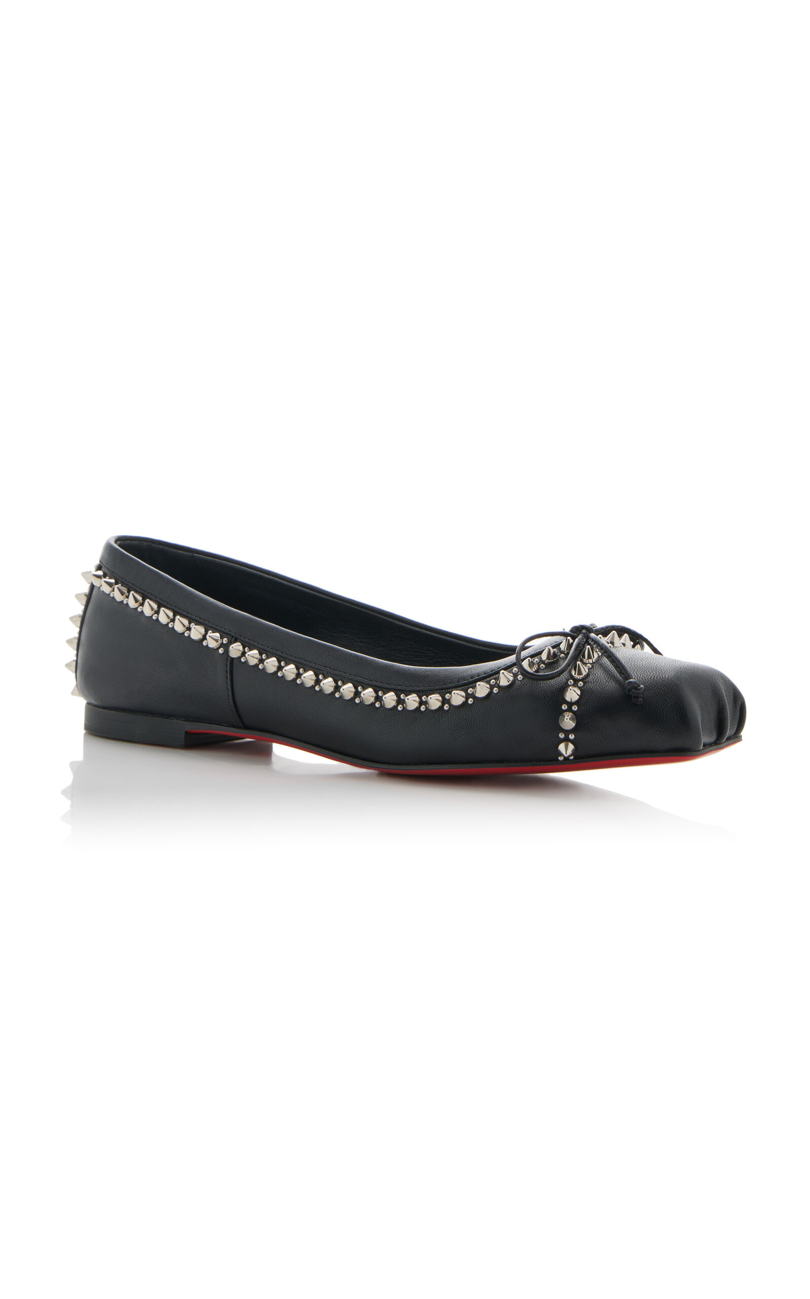 Mamadrague Spiked Leather Ballet Flats black - 3