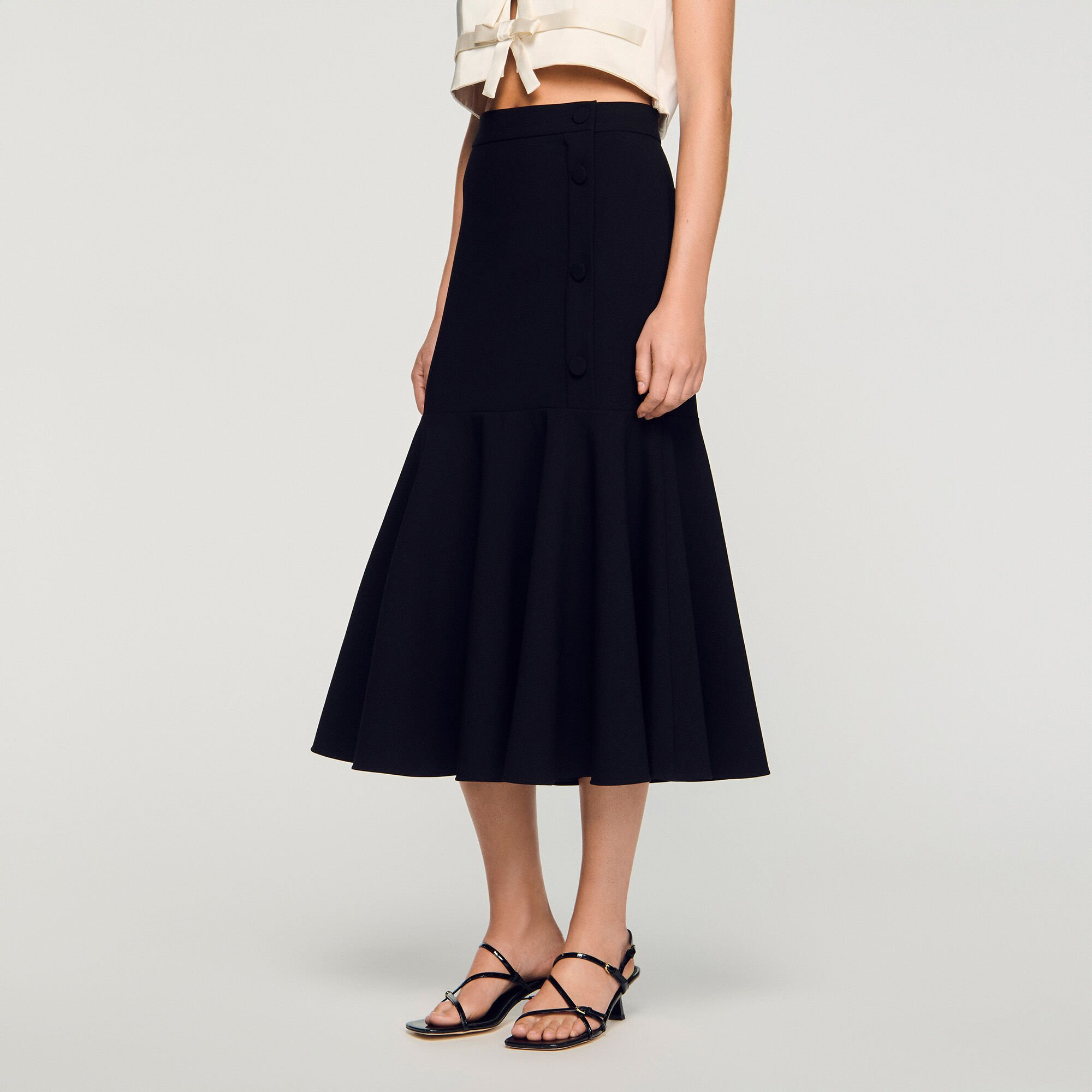 MIDI RUFFLED SKIRT - 4