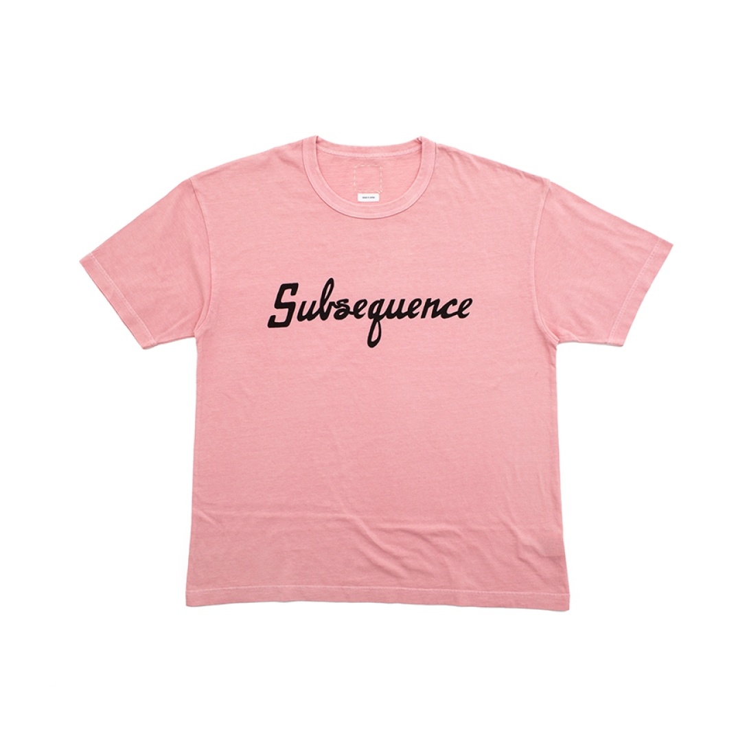 JUMBO TEE S/S VEG DYE (Subsequence) PINK - 1