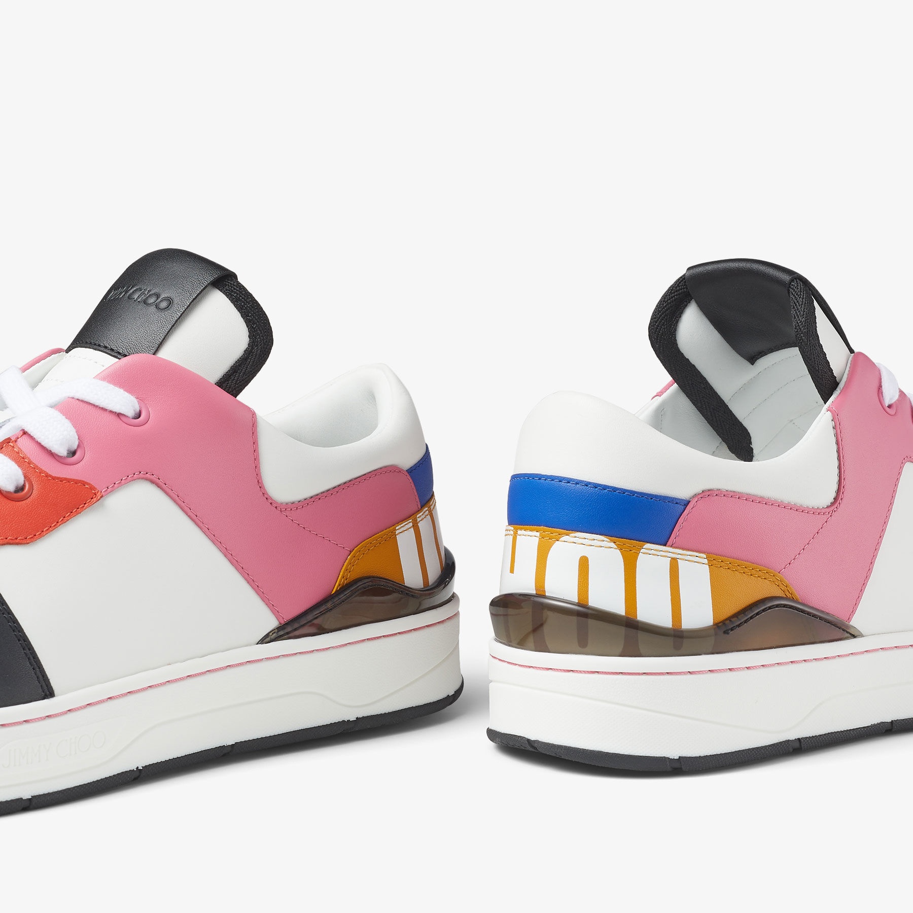 Florent/M
Multi Leather Trainers with Choo Lettering - 3