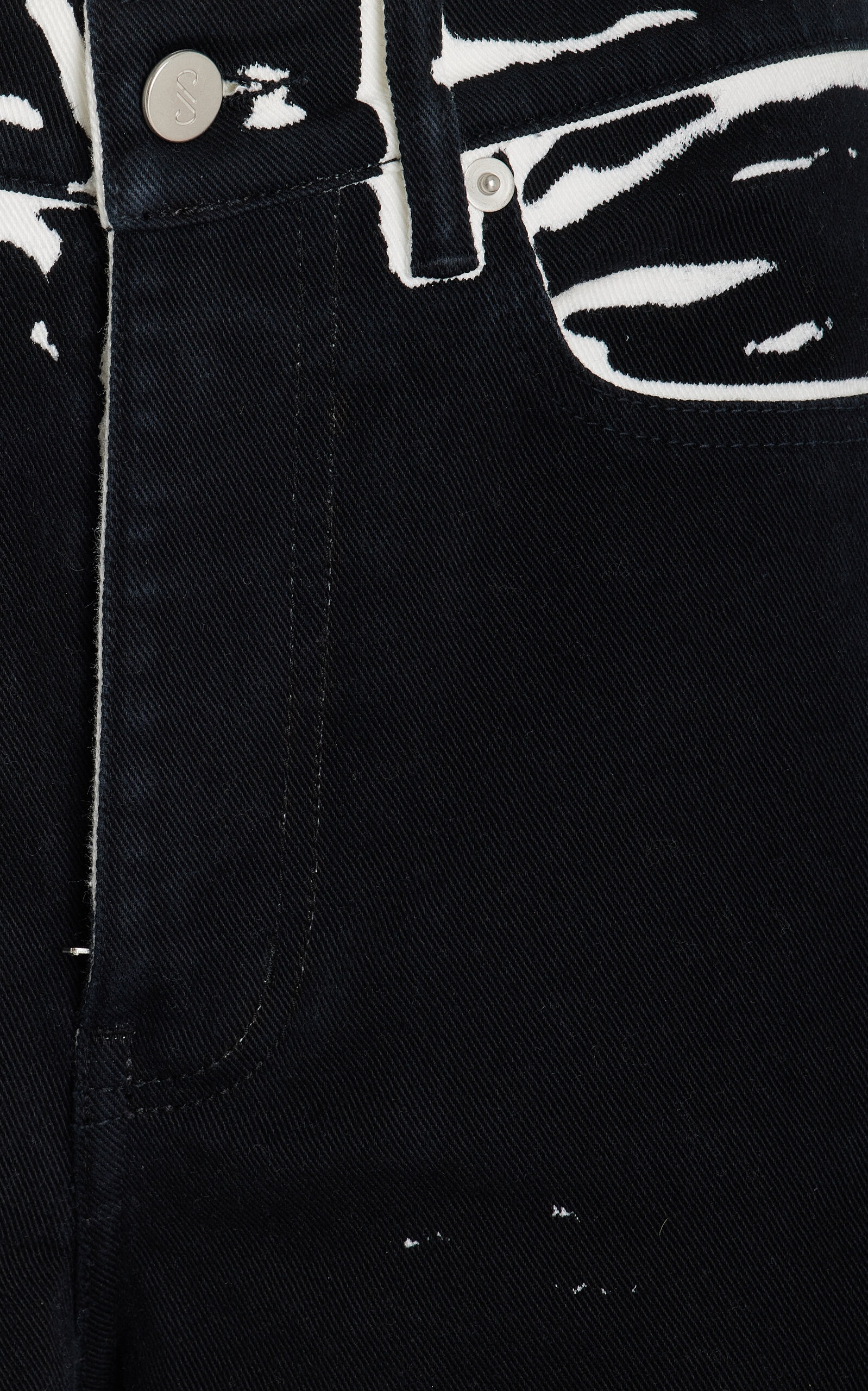 Ryman Printed Stretch-Denim Jeans black - 4