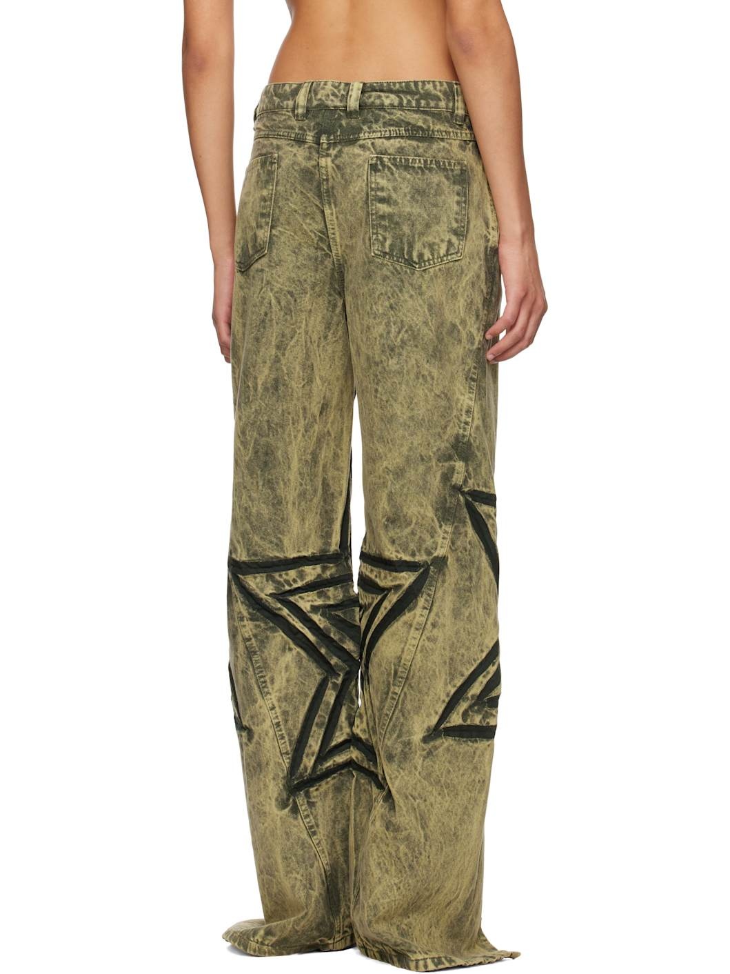 Khaki Star Boyfriend Jeans - 3